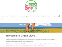 Tablet Screenshot of greenlivvy.com